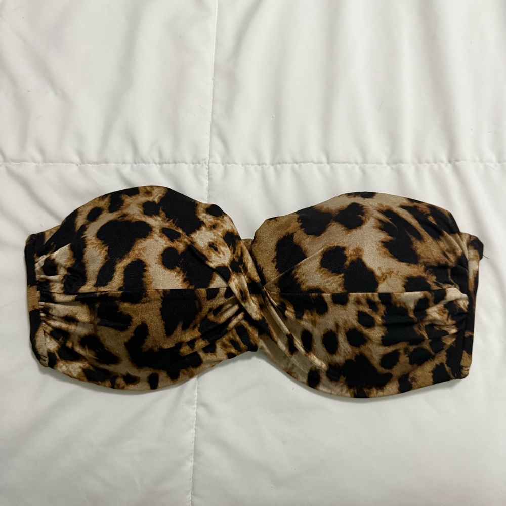 Victoria's Secret Leopard Print Bikini Top